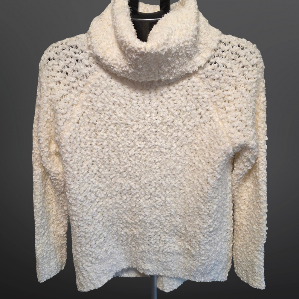 Cozy Cream Cowl Neck Sweater